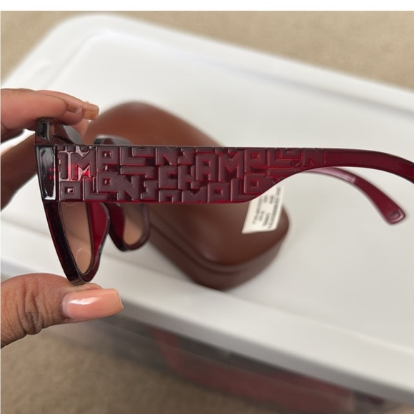 Longchamp Women's Red Sunglasses - Picture 5 of 7